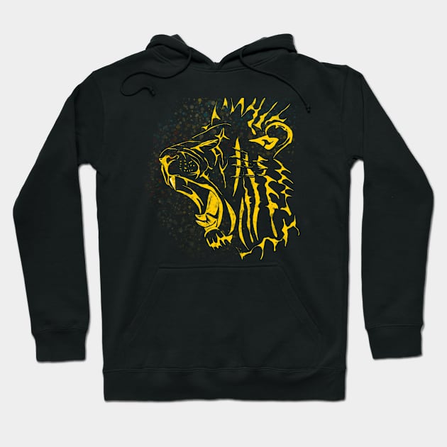 Lion Roar Gold Hoodie by AoJ